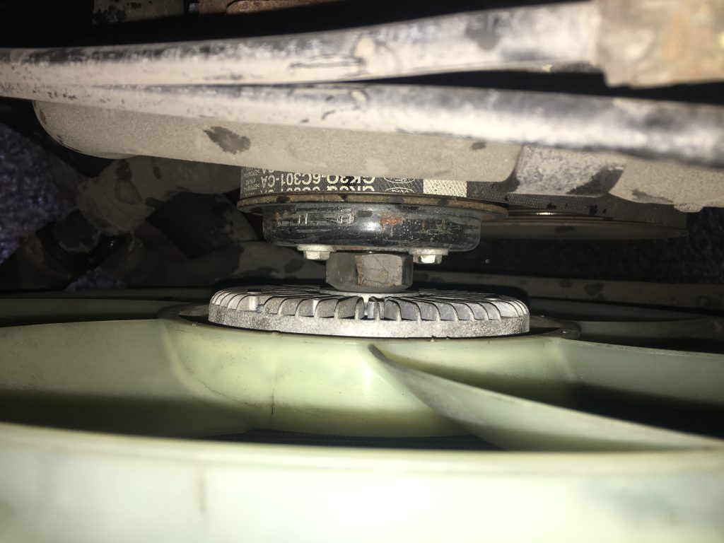2016 ford transit radiator removal